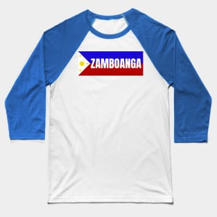 Zamboanga City in Philippines Flag Baseball T-Shirt